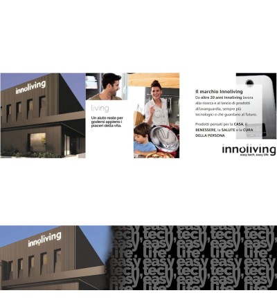 Onebby Innoliving Bilancia Digitale Pesapersona in Bambù, Design Naturale ed Elegante, Display LCD,