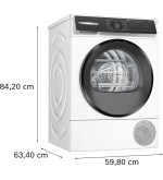 Bosch Bosch WQH245A0IT Asciugatrice Pompa di Calore 9 Kg A+++ Bianca Serie 6