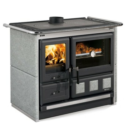 La Nordica Nordica ROSA XXL MAIOLICA Cucina a legna 8,5 kw - 244 m³ riscaldabili - Pietra naturale (7015146)