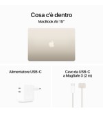APPLE Apple MacBook Air 2024 15 M3 8C/10G 8/256GB Starlight MRYR3T/A