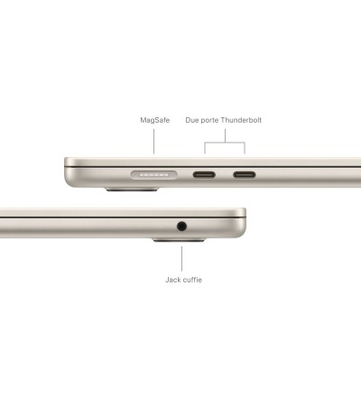 APPLE Apple MacBook Air 2024 15 M3 8C/10G 8/512GB Starlight MRYT3T/A