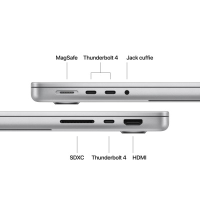 APPLE Apple MacBook Pro 2025 14 M5 10C/10G 16/1TB Silver MDE54T/A
