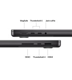 APPLE Apple MacBook Pro 2025 14 M5 10C/10G 16/1TB Space Black MDE14T/A