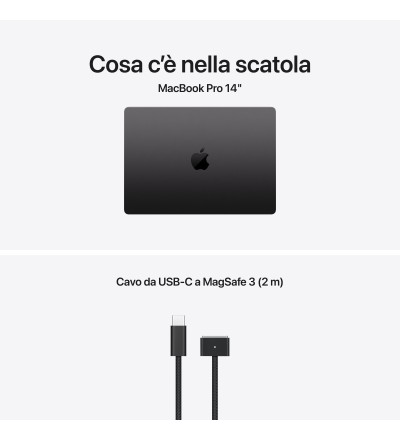 APPLE Apple MacBook Pro 2025 14 M5 10C/10G 16/1TB Space Black MDE14T/A