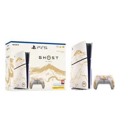 SONY PS5 Console 1TB Ghost Of Yotei Gold Limited Edition White Slim ITA