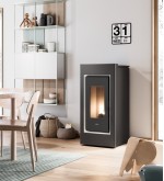 CADEL Stufa pellet 10,5kW PRINCE 11 White 5 stelle Classe A+ 7022071