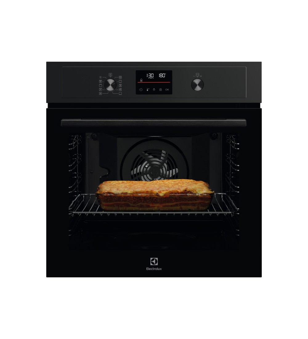 Electrolux Electrolux EOF4P56H Forno Elettrico da Incasso Pirolitico Multifunzione SurroundCook 72 L Classe A+ Nero