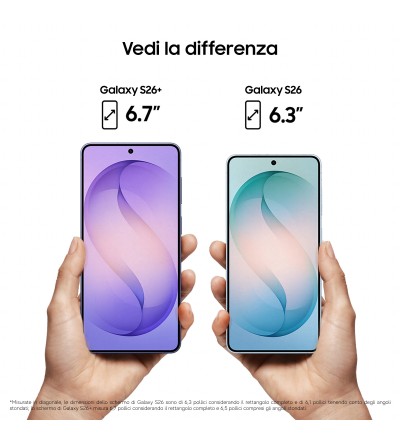 Samsung Samsung Galaxy S26+ 6.7 12GB 512GB 5G Colore Viola Garanzia Europa