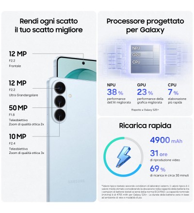 Samsung Samsung Galaxy S26+ 6.7 12GB 512GB 5G Colore Viola Garanzia Europa