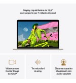 APPLE Apple MacBook Air 13 M5 10 Core CPU 8 Core GPU 16GB 512GB Colore Starlight Garanzia Italia