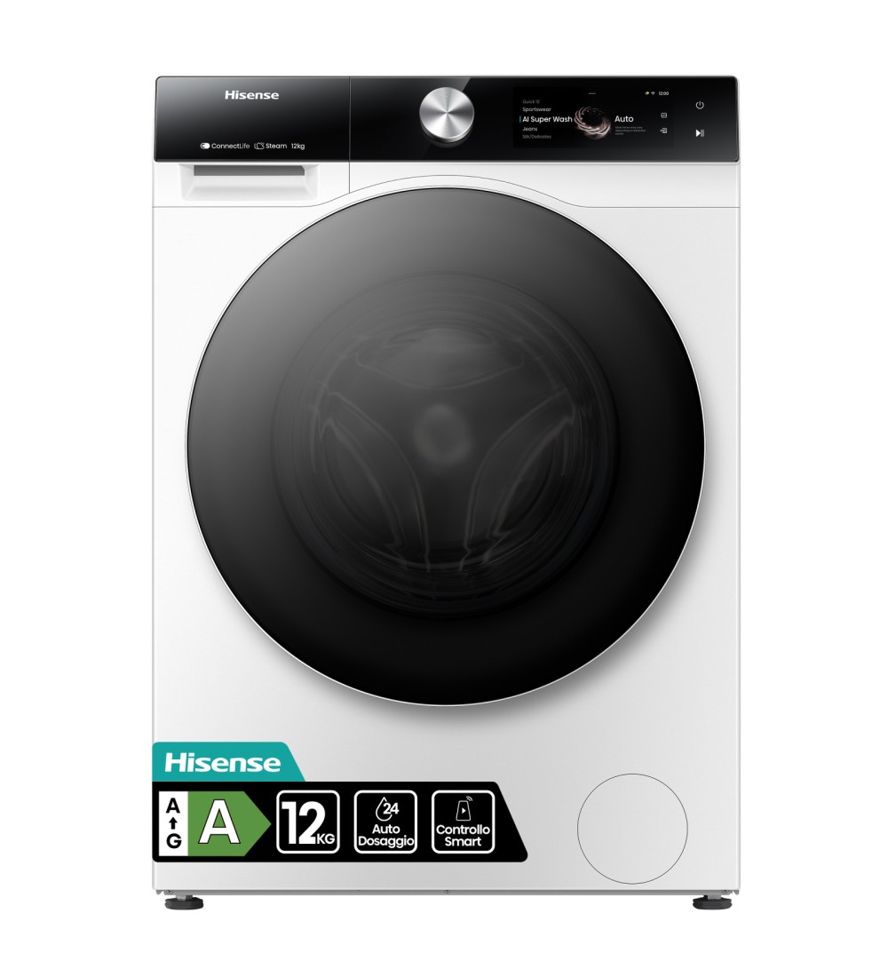Hisense LAVATRICE HISENSE WF7S1247BW 12KG CL. A