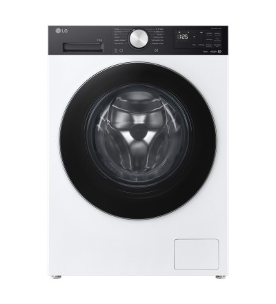 LG LG F4NX5009TKC Lavatrice Intelligente 11 kg Centrifuga 1400 Giri Inverter Vapore Wi-Fi AI Classe A-40%