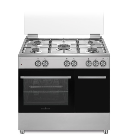 Schaub Lorenz Schaub Lorenz Cucina 90x60 5 Fuochi Gas Forno Elettrico Multifunzione Grill Classe A Inox