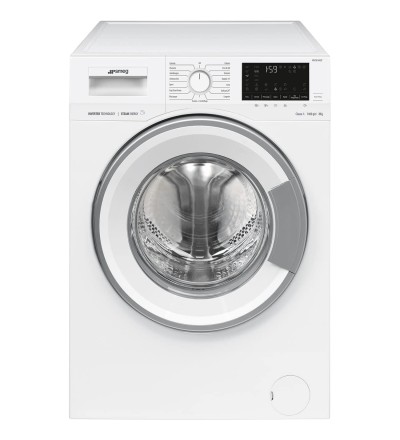SMEG Smeg WHT814ASIT Lavatrice 8 kg Centrifuga 1400 Giri Inverter Vapore Classe A