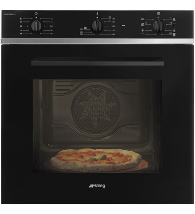 SMEG Smeg SF64M3S1PZB  Forno Elettrico da incasso 65 L Multifunzione Ventilato Vapore Classe A Nero