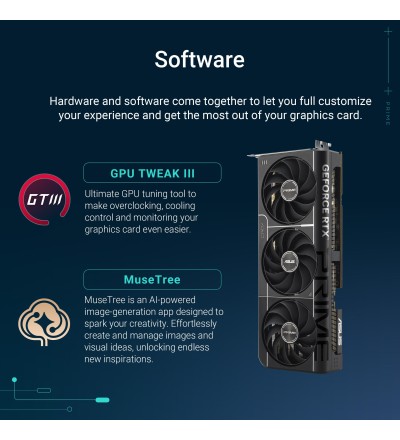  ASUS Prime GeForce RTX 5070 OC Edition Scheda Video 12GB GDDR7 192 Bit PCIe 5.0 3 Ventole Axial Tech 2.5 Slot HDMI 2.1 DisplayP