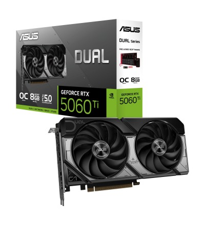  ASUS Dual GeForce RTX 5060 Ti OC Edition 8GB GDDR7 PCIe 5.0 128 Bit Scheda Video NVIDIA Blackwell DUAL-RTX5060TI-O8G