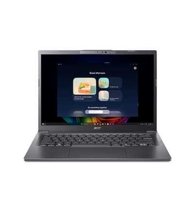  Acer Aspire 14 AI A14-52M-75D6 Notebook 14 pollici OLED Intel Core Ultra 7 256V 16 GB RAM 512 GB SSD Windows 11 Pro Grigio